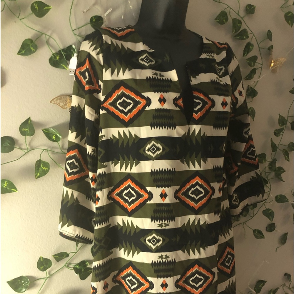 Tribal tunic dress